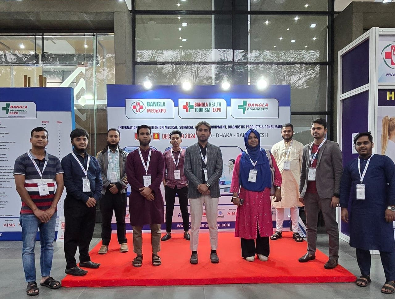 Sanforce team at Bangla MedExpo 2024 venue