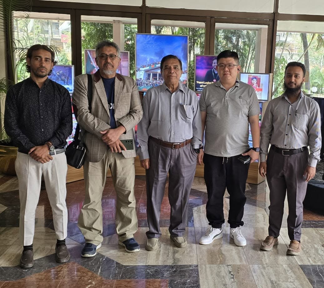 Sanforce International leadership at a media event